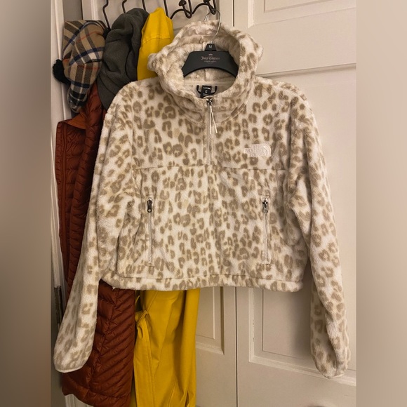 The North Face Jackets & Blazers - The North Face Leopard Print Fleece - LIKE NEW